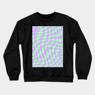 Warped Checkerboard Crewneck Sweatshirt